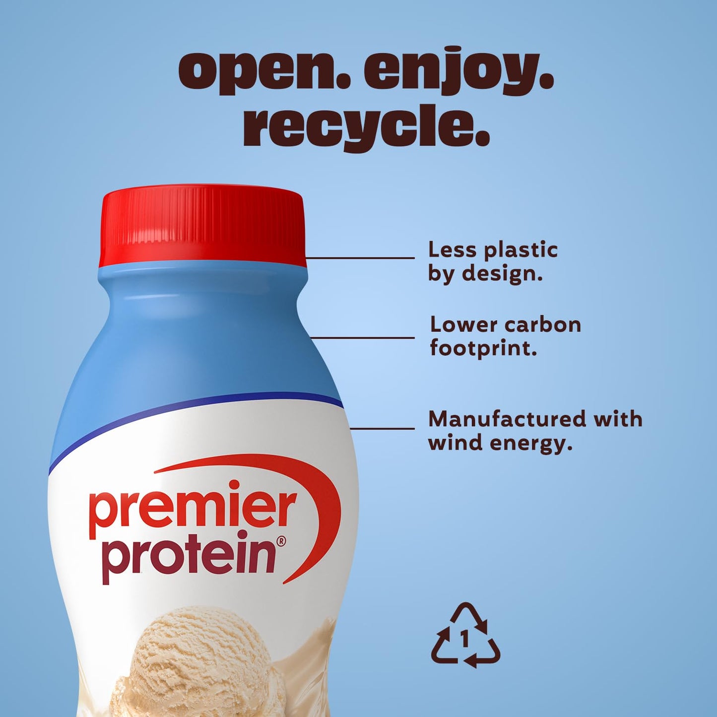 Premier Protein 30g High Protein Shake, Vanilla, 12 Pack | 160 Calories, 24 Vitamins & Minerals, No Added Sugar, Supports Muscle Health, Gluten-Free, 11.5 oz