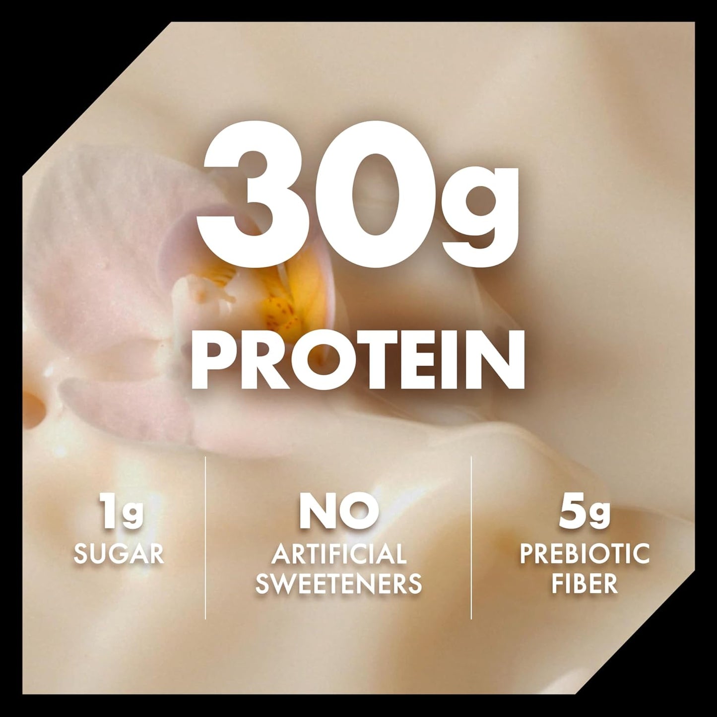 Oikos Protein Shake, Vanilla, 30g High Protein Drinks, Shelf Stable, Ready to Drink, 5g Prebiotic Fiber, 12 fl oz Bottle (Pack of 24)