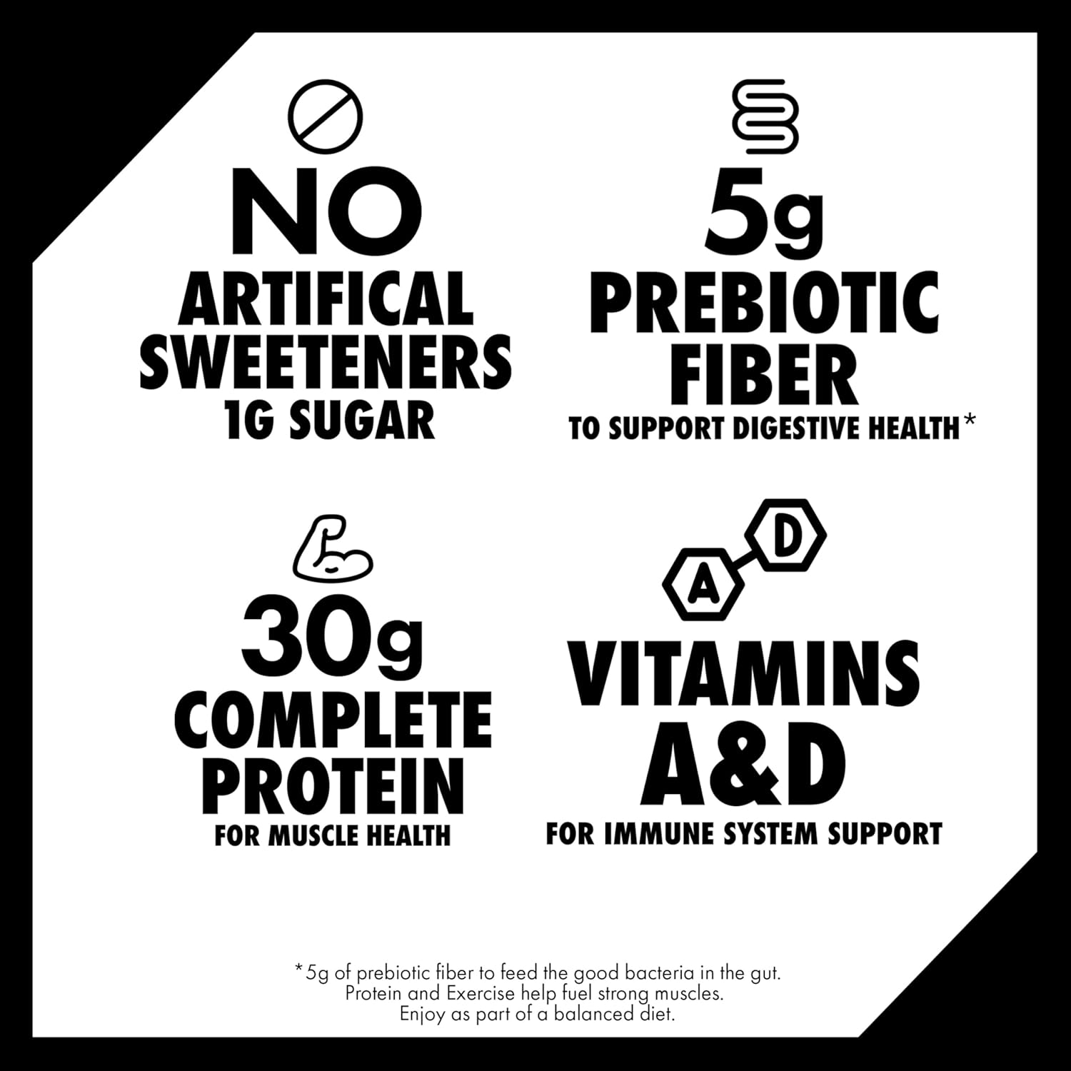 Oikos Protein Shake, Vanilla, 30g High Protein Drinks, Shelf Stable, Ready to Drink, 5g Prebiotic Fiber, 12 fl oz Bottle (Pack of 24)