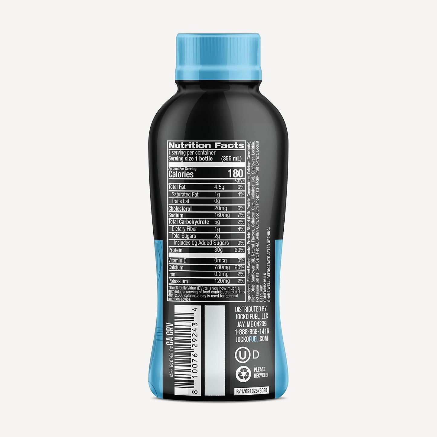 Jocko Mölk 30g Grass Fed Protein Shakes – No Added Sugar Protein Drinks KETO Friendly - Ready to Drink 12 FL Oz (Pack of 12) Fruity Cereal