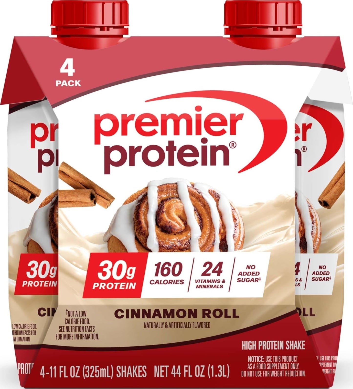 Premier Protein 30g High Protein Shake, Vanilla, 12 Pack | 160 Calories, 24 Vitamins & Minerals, No Added Sugar, Supports Muscle Health, Gluten-Free, 11 oz