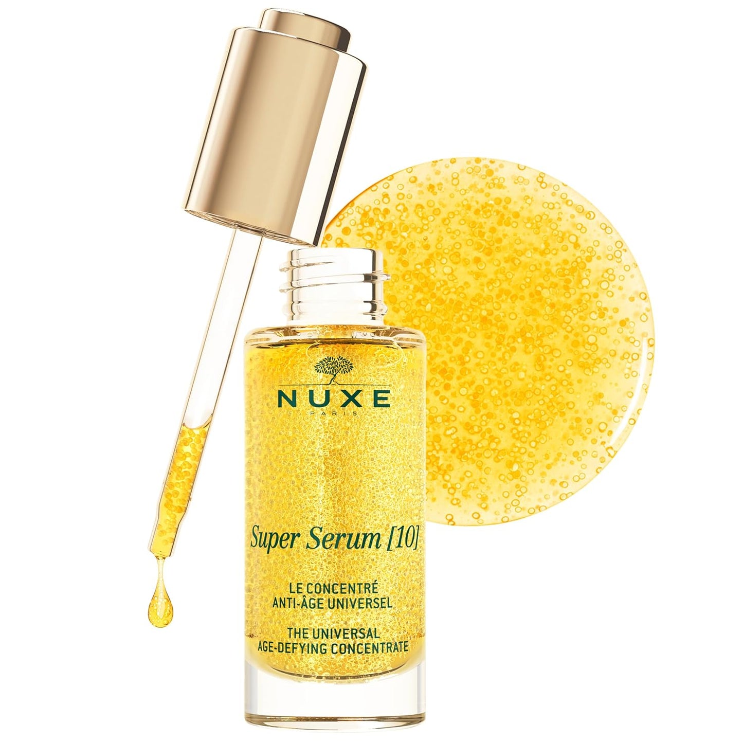 NUXE Super Serum, Universal Age-Defying Concentrate with Hyaluronic Acid and Botanical Oils, Anti-Aging Facial Serum